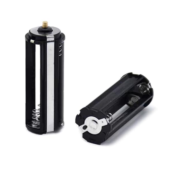 Batteriholder Sort til 3 x 1,5V AAA-batterier Lommelygte Legetøj 3x AAA til