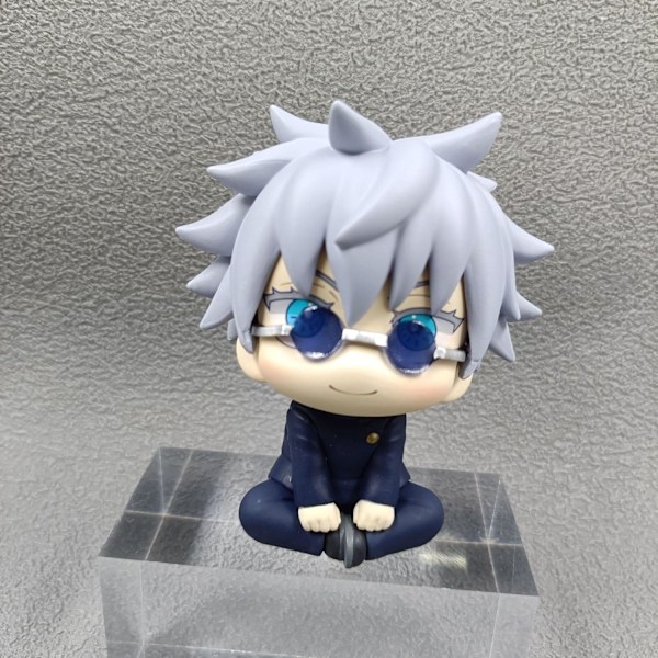 Puruuige 2 stk Satoru Gojo/Toge Inumaki Figur Statue 9.94cm Tegneserie Figur Modell Leke Samleobjekt Ornament Gave C