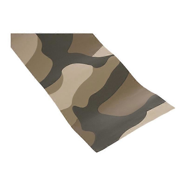 2 Rullar Camo Bilsticker Kolfiber Motorcykel PVC Gul Kamouflage 152X10cm & Svart Digitalt Kamouflage 152X30cm