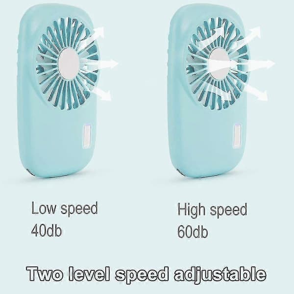 Håndholdt ventilator ventilator Mini bærbar ventilator genopladelig USB lav