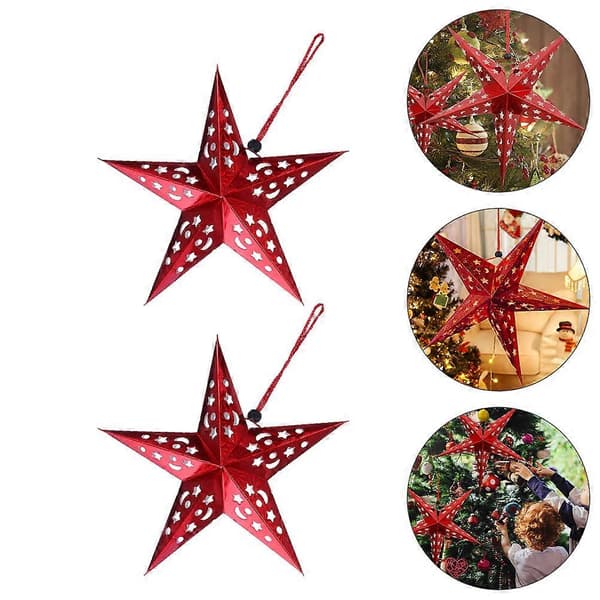 Hängande juldekoration i papper för festlig belysning, 1 set