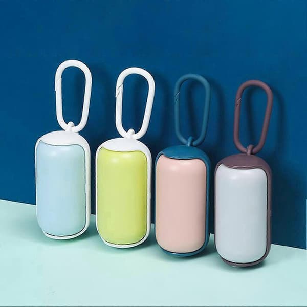 Lille opbevaringsboks til kæledyrsaffald i ABS Blue White