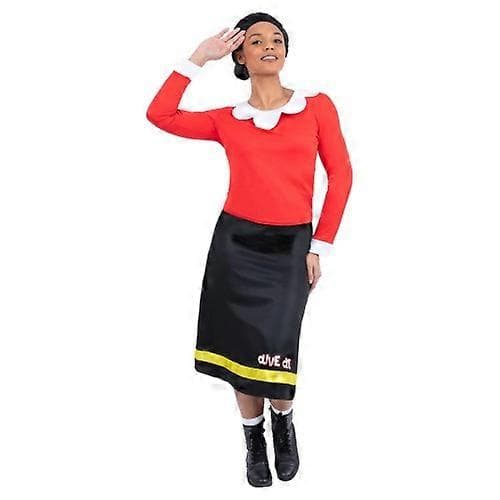 Dame/kvinde Olive Oyl kostume