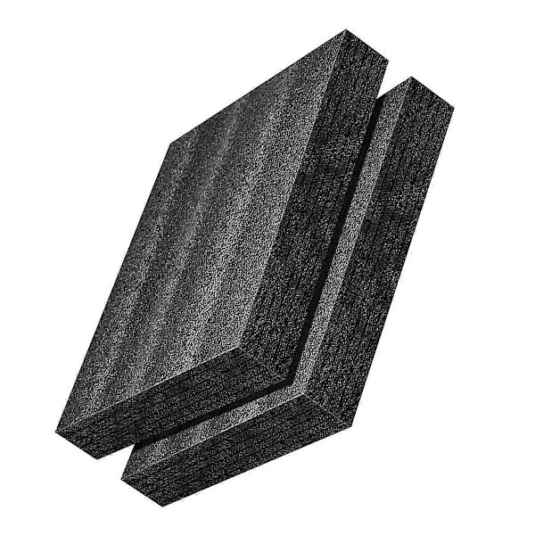 2 kpl Polyuretaanivaahtomuovilevy - 16 x 12 x 2 tuuman vaahtomuovisisäkkeet koteloihin - Pakkausvaahtomuovipehmusteet työkaluille