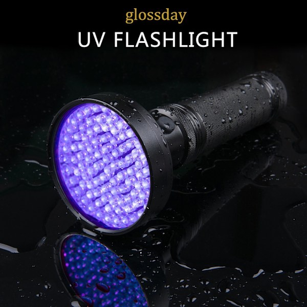 UV-lommelygte, 100 stk. LED sort lys lommelygte 395nm UV-lampe Detect