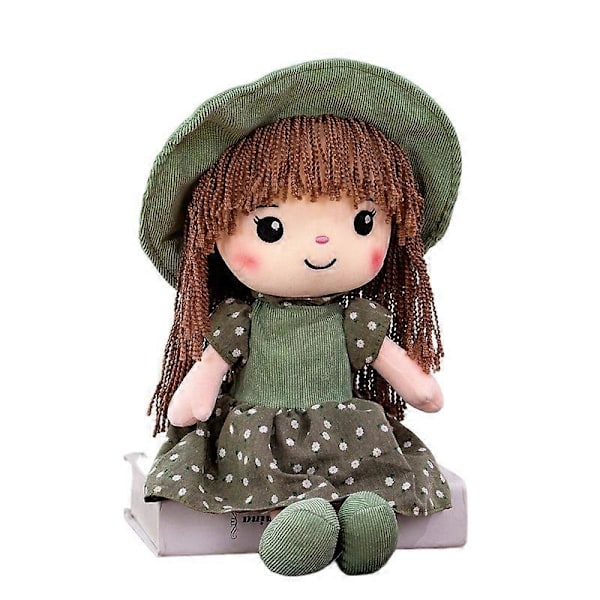 Plyschleksak Prinsessdocka Stoppade Leksaker Plyschdockor Leksaker Flickor Barn Kawaii Baby Plyschleksaker Flera Färger Valfri Green