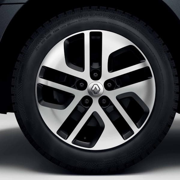 4-pakning - Renault navkapsler/hjulkapselemblem - B 60mm - Silver