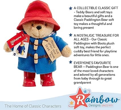 Klassinen Paddington-pehmolelu, punainen 2