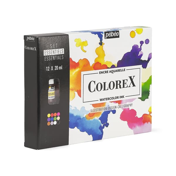 Colorex-akvarellimusteiden perussarja 12 x 20 ml