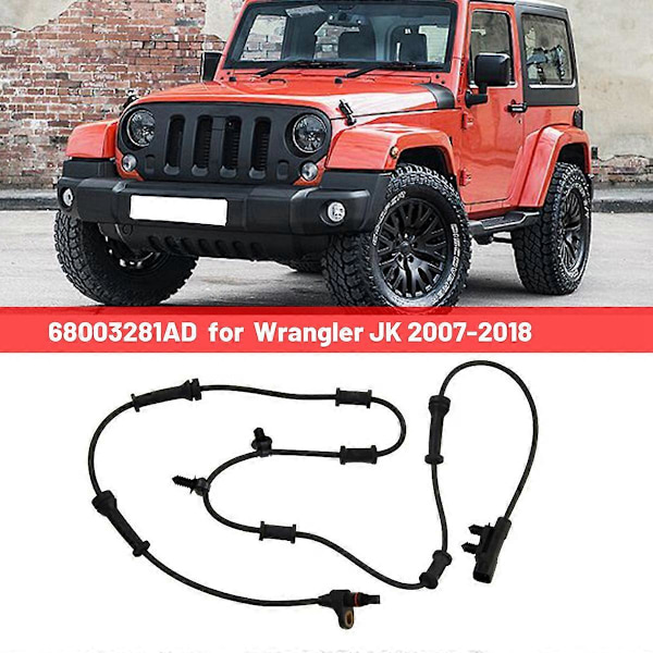 68003281AD Hjulhastighetssensor Framhjulshastighet ABS-sensor Bil för JK 2007-2018