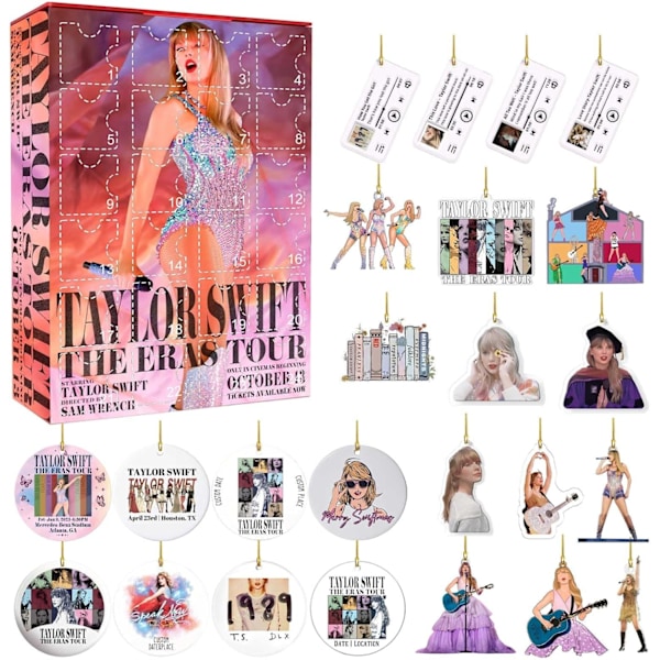 Taylor Swift Armband Julkalender Juldekoration Ask Present G