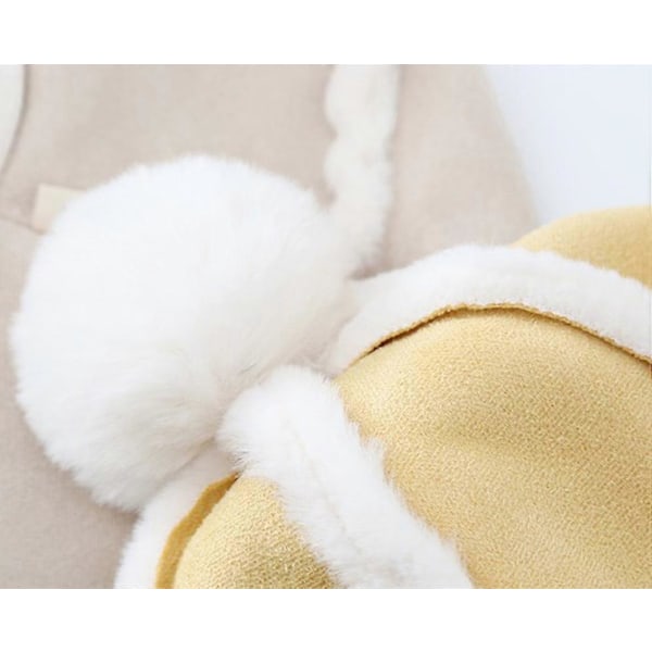 Baby Dreng Ushanka Øreklap Vinter Trooper Hue Unisex Børn Trapper Hat, Gul