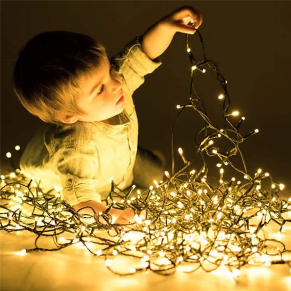 LED Christmas Tree String Lights, Warm White 300 Lights 32 Meters Without Remote Control
