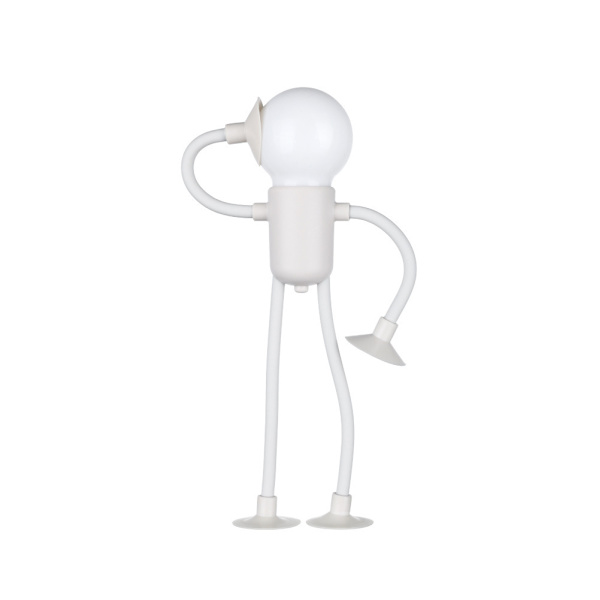 Skiftende Form Sjov Sportsmand Natlys, 2025 Nyeste DIY Form Natlys White