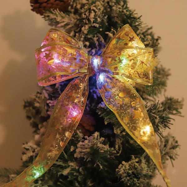 Christmas lighting - Christmas ribbon - Christmas tree lighting - 10 meter long light string - Contains 100 LED beads - With remote control and timer