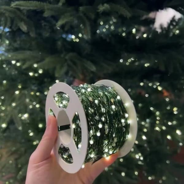 Christmas Lights, Christmas Tree Lights with Remote Control, 8 Modes, 3 Timers, Dimmable, Indoor Christmas Decorations Outdoor String Lights