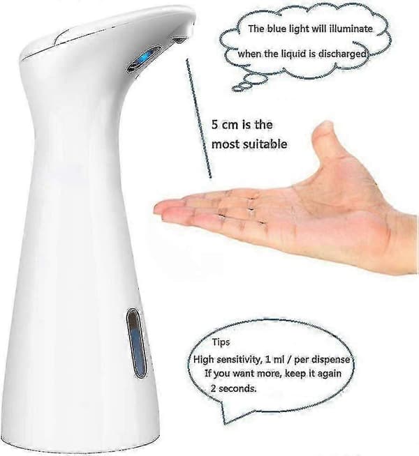 Automatisk flytande tvåldispenser med bas