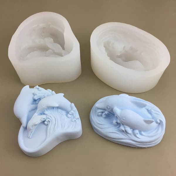 Silikone Håndværksforme Genanvendelige Støbe Epoxyforme 3D Lysfremstilling Cylinder Silikone DIY 3D Håndværks Resinforme