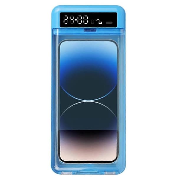 Bærbar Smart Auto Telefon Timer Låseboks med Timer 99 Timer Selvkontrol TimerLocker til Børn Studerende Fokus Tilbage Blå