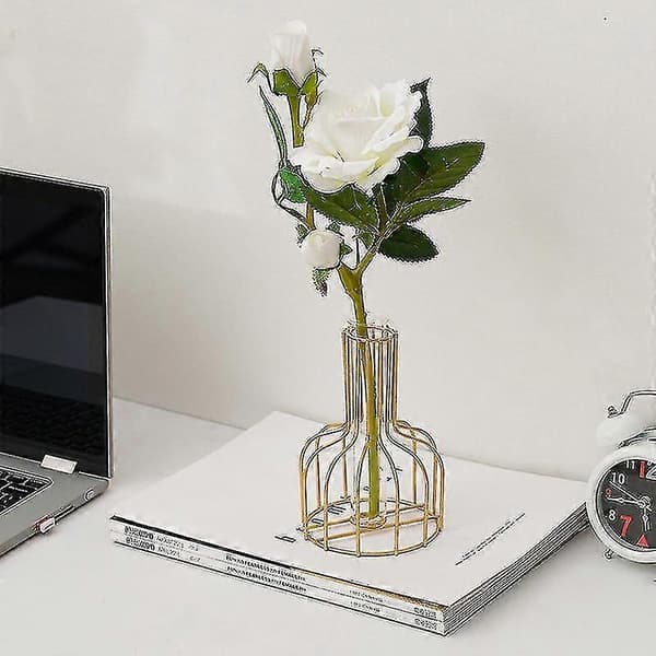 Ins Jern Hydroponisk Vase Ornament