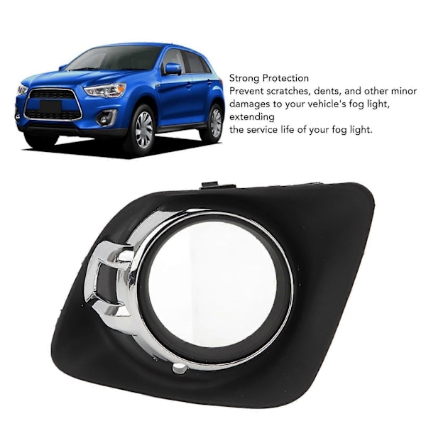 Bil Tåkelys Krom List Stilig Utseende Tåkelysdeksel List Erstatning for Mitsubishi Outlander Sport ASX RVR 2010 til 2012 Høyre