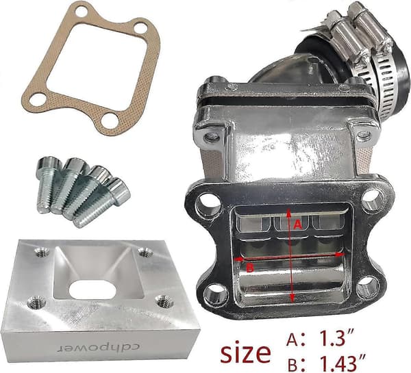 48cc/66cc/80cc Dio Reedventil-kit - Reedventil-kit - Bensindriven cykelmotor-kit