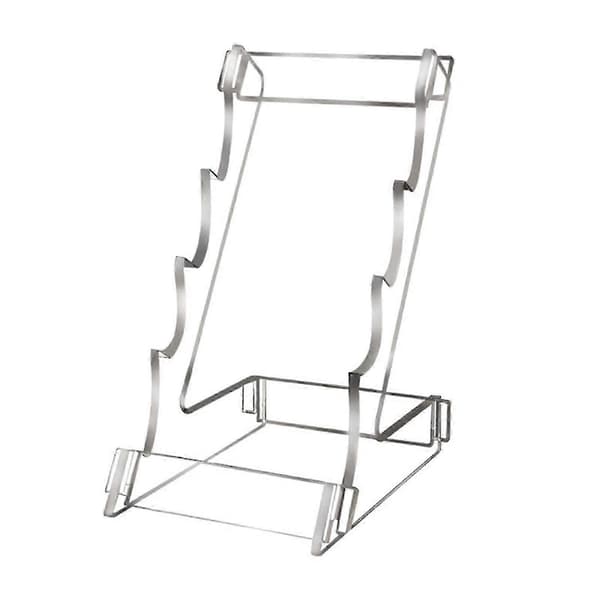 Akryl knivutstillingsstativ, bordplate knivholder, 3-lags bladstativ for samlerom, soverom, stue, arbeidsrom