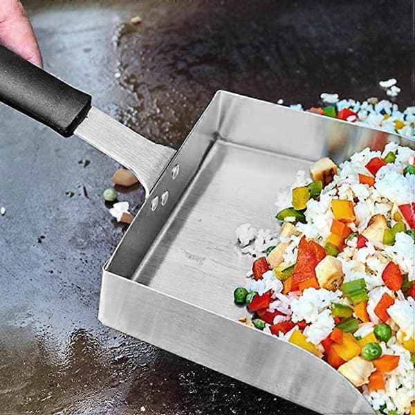 Kjøkkenstekespade i rustfritt stål, multifunksjonell matspade, kjøkkenutstyr