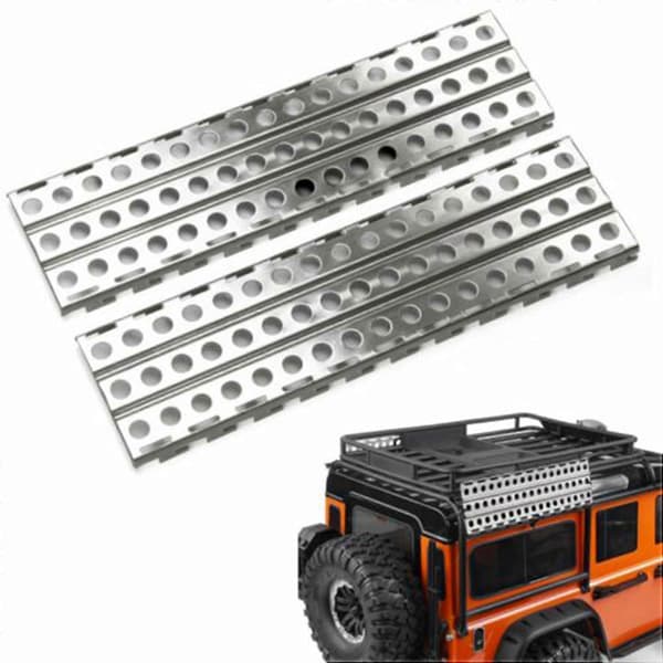 12 stk. sandstiger i rustfritt stål for Axial SCX10 TRX-4 D90 1/10 RC Crawler Bil