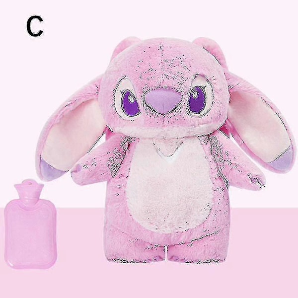 Kuumavesipullo Pehmeä Talvi Plussinen Lämmin Käsilaukku Koti Veden Täyttö Lahjat Ominaisuus pink angel