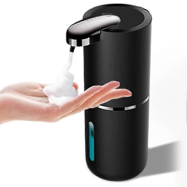 Automatisk sæbedispenser 380ML Berøringsfri flydende sæbedispenser USB genopladelig skumsæbedispenser til badeværelse B