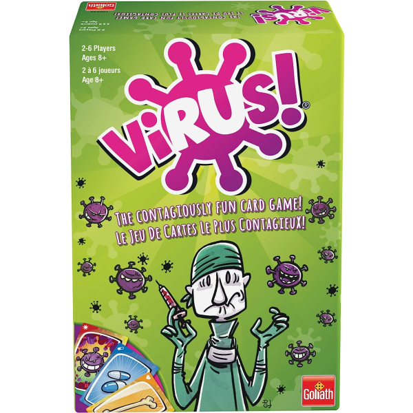 Viruskortspel Det smittsamt roliga kortspelet, gröna kort förälder-barn interaktiva leksaker Familjefestspel
