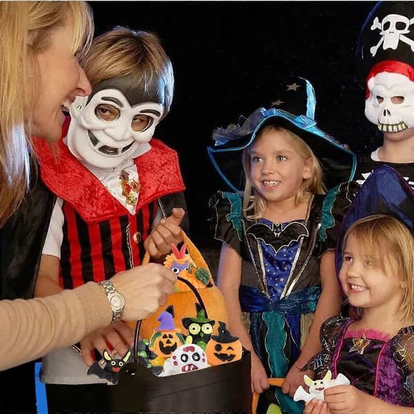 40-pak Halloween Mochi Squishy-legetøj, Mini Søde Klemme Stressaflastende Legetøj til Børnefester