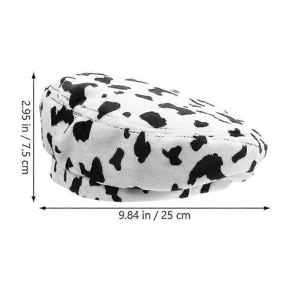 Dammode Berber Fleece Beret Hatt Höst Vinter Kvinna Hatt (Dagbok Ko Punkt)