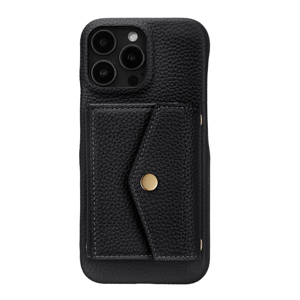 Case for iPhone16E black without lanyard crossbody wallet card holder multifunctional leather
