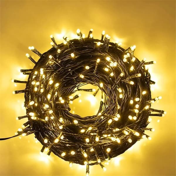 LED Christmas Tree String Lights, Warm White 300 Lights 32 Meters Without Remote Control