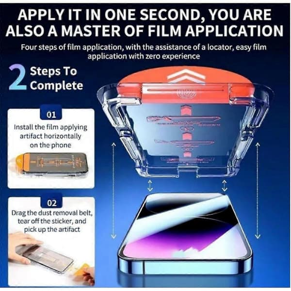 EvoTech Screen Protector Compatible with Samsung S25/S24 Invisible Artifact Screen Protector - Perfect HD HD Samsung s23plus