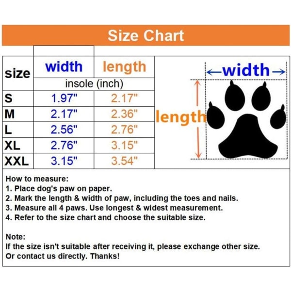 Vintersnöhundstövlar Neopren Halkfri gummisula Hundskor för medelstora hundar Blå Siez XXL (3,15" bredd)