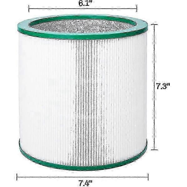 2-pak HEPA-filter til højeffektiv Dyson TP00/TP02/TP03/AM11 tårnluftrenser