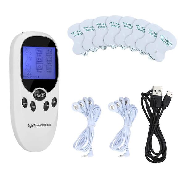 Digital elektronisk massagestimulator med dubbla utgångar för smärtlindring