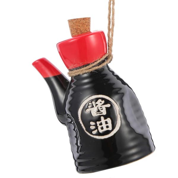 Eddikedispenser i japansk stil Keramisk eddikekrukke Oliedispenser Eddikekande Flydende dispenser