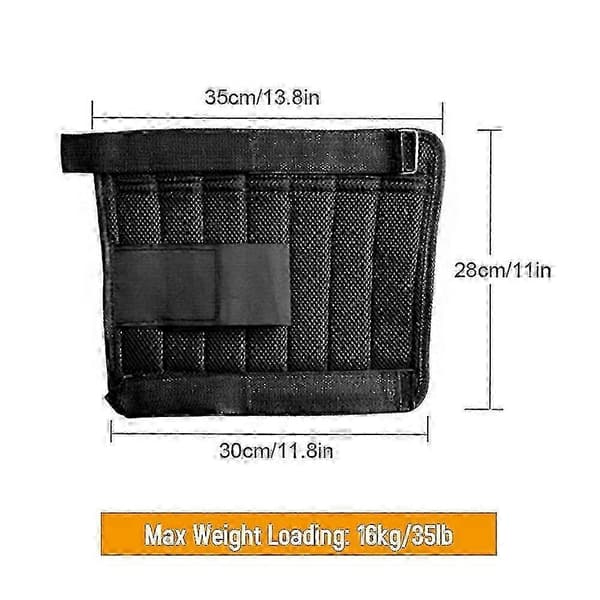2-pack 16 kg justerbara ankelvikter Ben viktad träning