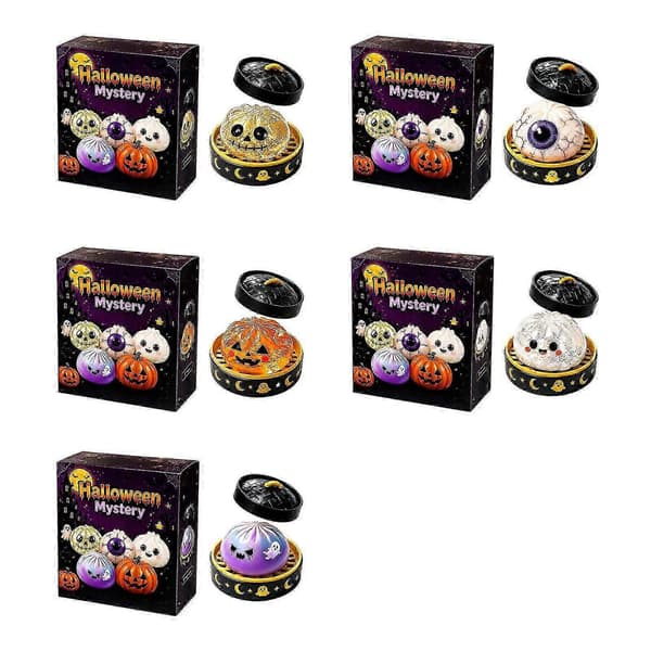 Blød Halloween Hoppebold Squishy Langsom Rebound Stressaflastende Figur