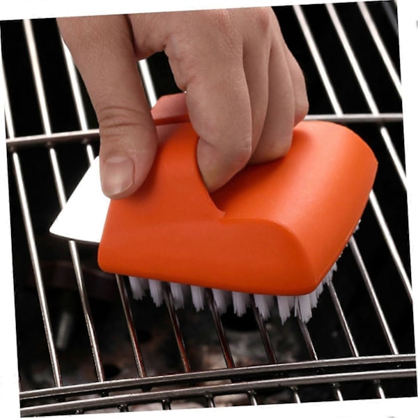Puhdistusharja Hiiligrillin Kaavinharja Lastalla Kaavin Grilli Kaapimet Grilli Kaavinharja Puhdistuslastalla Grilliverkon Työkaluharja Orange