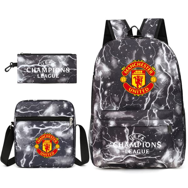 2026 New World Cup Theme Student Backpack for Men, Lightweight and Large Capacity (J) Black Size Diagram 2