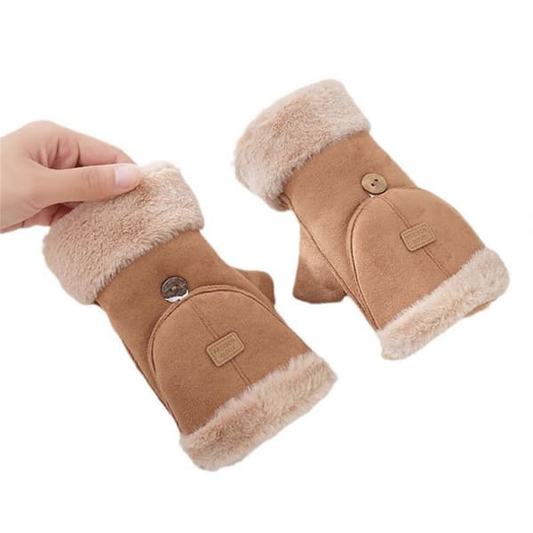 2-pack halkfria termiska handskar, multifunktionella vintervantar, andningsbara handskar för utomhusaktiviteter, rosa färg