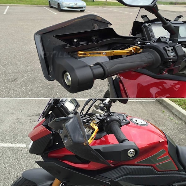 Handskydd Deflektorförlängning Vindruta för YAMAHA Tracer 900 MT-09 TRACER 2014 2015 2016 2017 Motorcykel Transparent