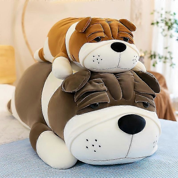 Shar Pei kosedyr søt sovepute leggings filledukke queen size sengedukke yellow
