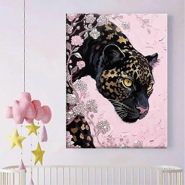 Mal efter tal-sæt 30x40cm lærred DIY vægkunst stresslindrende hobby
