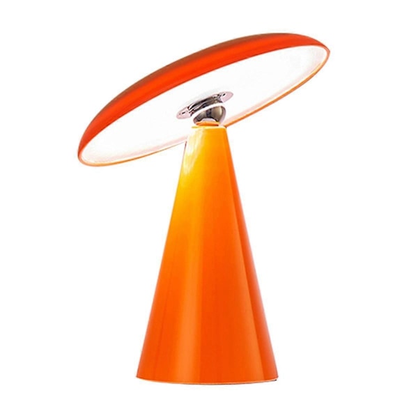 Magnetisk LED Bordlampe Natbordslampe til Soveværelse 3 Farve Dæmpning Touch Lampe til Læseværelse Orange